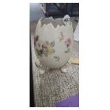 VINTAGE INARCO JAPAN PORCELAIN CRACKED EGG VASE
