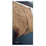 CARHARTT PANTS SIZE 42 X 30 (BUTTON NEEDS WORK)