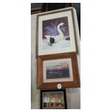 (3) WALL ART PICTURES