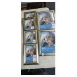 (2) 8X10 AND (4) 5X7 PICTURE FRAMES