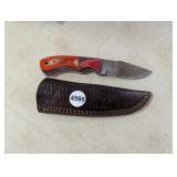 MHS CUTLERY HAND HONED KNIFE WITH SHEATH