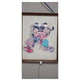 MICKEY AND MINNIE DECOR *HAS WATER SPOTS