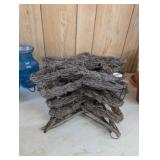 (6) STAR SHAPED GRAPEVINE WREATHS