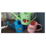 (3) WATERING CANS