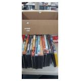 BOX FULL OF DVDS