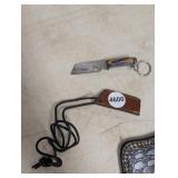 MHS CUTLERY HAND HONED KEYCHAIN KNIFE WITH SHEATH