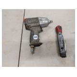 AIR IMPACT WRENCH AND AIR DRIVE AIR RATCHET