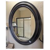 33" TALL FRAMED WALL MIRROR