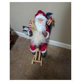 SANTA ON A ROCKER DECOR