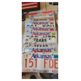 (10) LICENSE PLATES