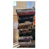 STACK OF VHS TAPES
