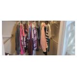 CLOSET OF WOMENS CLOTHES