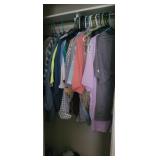 CLOSET FULL OF MENS CLOTHING