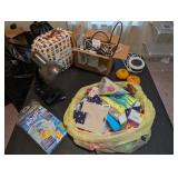 TABLE FULL *PARTY SUPPLIES, DECOR, WAX WARMER, COR