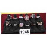 16 ESTATE RINGS