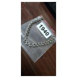 STERLING SILVER BRACELET , 8.5