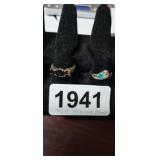 (2) STERLING SILVER RINGS (MISSING STONES)