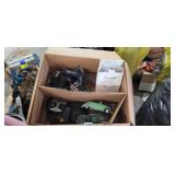 BOX WITH REMOTE HELICOPTERS AND CARS *UNTESTED