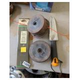 2 STIHL WEEDING HEADS, TROWEL, EDGER BLADE