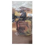 CAMO CARRYING BAG WITH 2 WATER BOTTLES *NEW