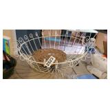 HANGING PLANT BACKET WITH WOVEN BASKET