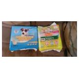 2 PACKS OF DISPOSABLE DIAPERS FOR SMALL MALE DOG