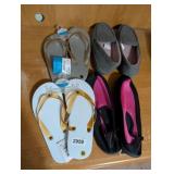 4 PAIRS OF SLIP ON SHOES *NEW