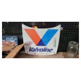 METAL VALVOLINE HOOD SIGN