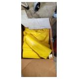 BOX OF YELLOW TRASH BAGS
