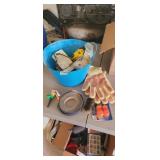 BUCKET OF TOOLS/ HARDWARE/ GOODIES