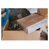 BOX FULL OF HARDWARE, TOOLS, PARTS, PLUS
