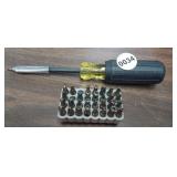 KLEIN TOOLS MAGNETIC SCREWDRIVER WITH BITS