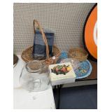 LOT OF BASKETS, ETC