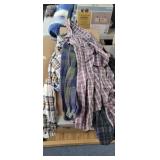 LOT OF CLOTHING, BLUEJEANS, ETC