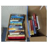 BOX OF JAMES PATTERSON & BOX OF DANIEL STEEL BOOKS