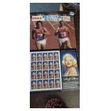 1984 SUMMER GAMES STAMP COLLECTING KIT AND MARILYN