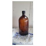 BROWN GLASS JUG