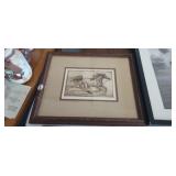 FRAMED HORSE WALL-ART