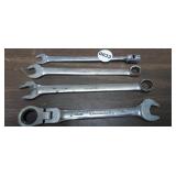 (3) SNAP-ON AND 1 GEARWRENCH