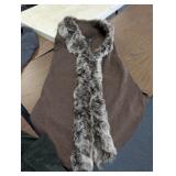 FAUX FUR SHAWL SIZE S/M