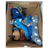 BOX FULL OF DOG TOYS, NEW