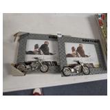 (2) BORN TO RIDE PICUTRE FRAMES