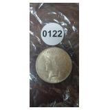 1923 PEACE SILVER DOLLAR