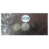 (3) SILVER QUARTERS