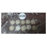 (10) SILVER DIMES