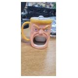 TRUMP COFFEE CUP WITH COOKIE HOLDER