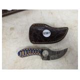 MHS CUTLERY HAND HONED KNIFE WITH SHEATH