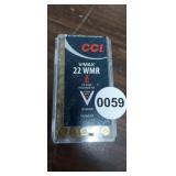 (100) CCI .22 WMR AMMO