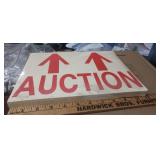 PACK OF (50) AUCTION ARROW SIGN