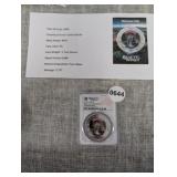 2024 COOK ISLANDS, .999 FINE SILVER OUNCE, MS70